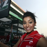 formula 1 GP, Indien / Delhi Buddh International Circuit 30.10.11, Gridgirls Photo:mspb/Lukas Gorys